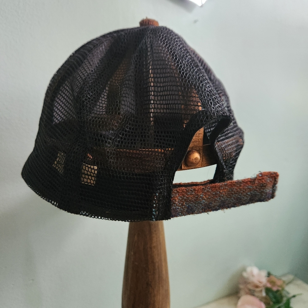 Woven Earth Tones Baseball Cap Hook and Loop Back Trucker Hat Aztec‎ Style Print - Picture 4 of 7